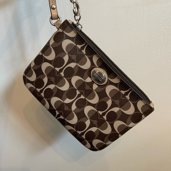 Coach Handbags - Brown Coach wristlet